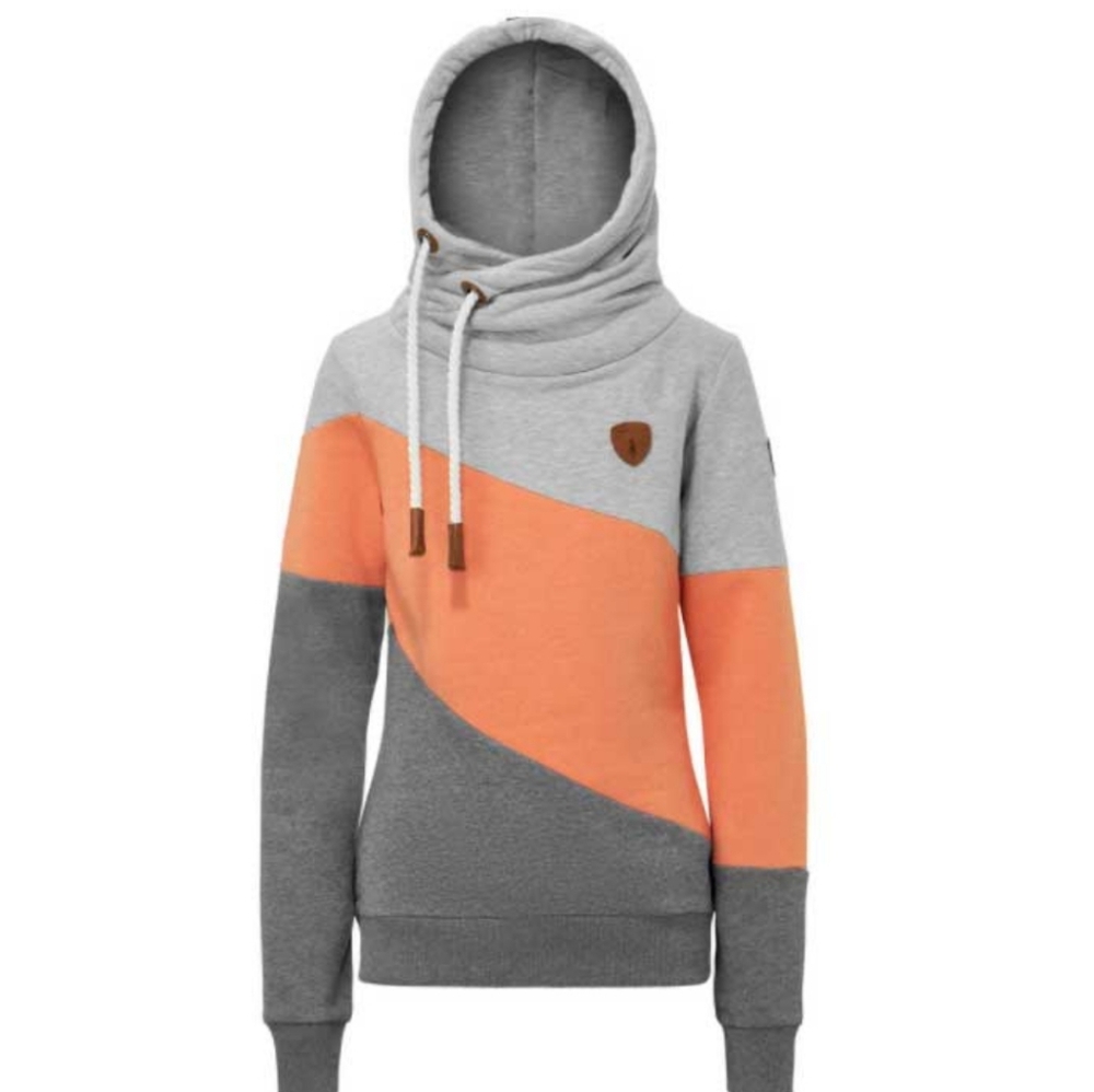 Wanakome Women's Color-Blocked Pullover Hoodie Size Medium